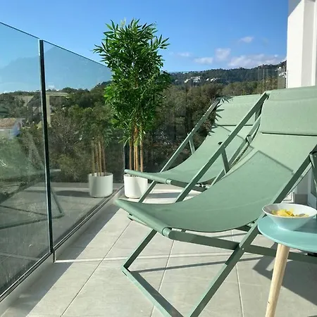 Apartment Sea View 6d With Pool In Canamel